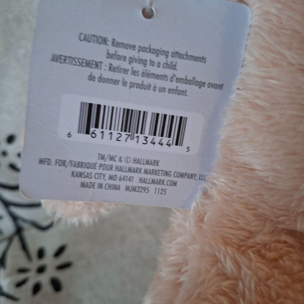 Lot of 2 Kid Connection 16” Brown Teddy Bear Plush Stuffed Animal + Hallmark Bea - Picture 4 of 11